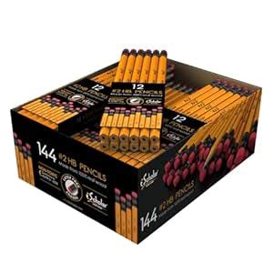 iScholar Gross Pack Pencils, #2, Yellow, Box of 144 (33144) : Amazon.in ...