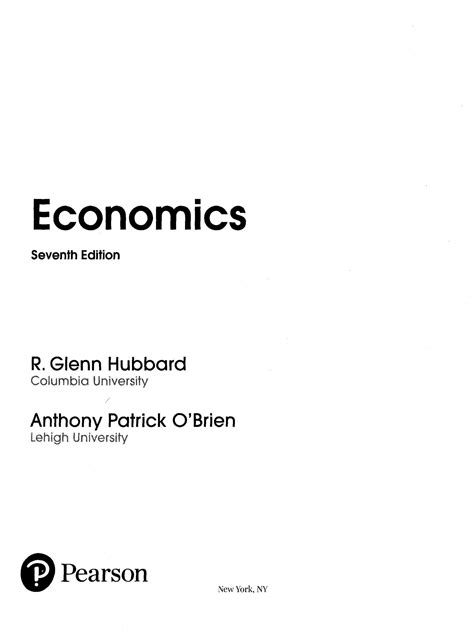 SOLUTION: Economics seventh Edition Contents ( R.Glenn Hubbard and ...