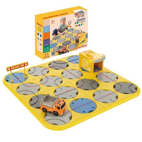 MANAKI ENTERPRISE DIY Track Maze Race Car Track Building Block ...