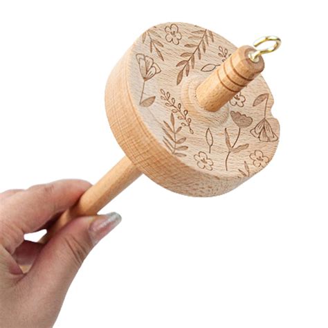 Drop Spindle Yarn Drop Spindle Top Whorl Spin Wooden Spindle ...