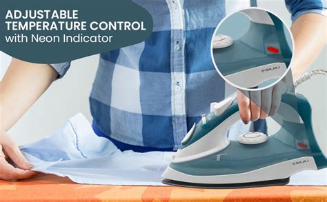 Buy Bajaj MX 3 Neo Steam Iron | 1250 Watts Power For Faster Ironing ...