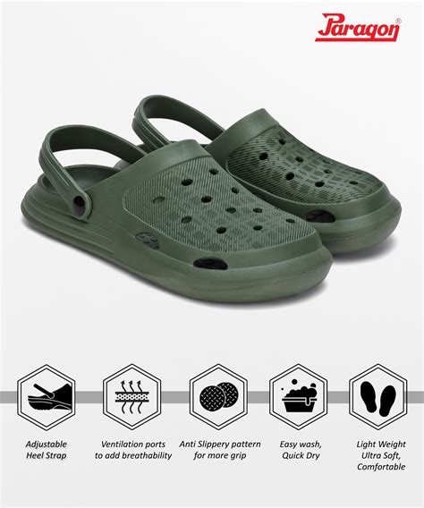 Paragon K10915G Men Casual Clogs | Stylish, Anti-Skid, Durable | Casua ...
