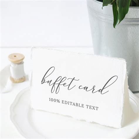 Buy Buffet Tag Online In India - Etsy India