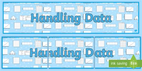 Data display banner | Easy to print | Twinkl (teacher made)