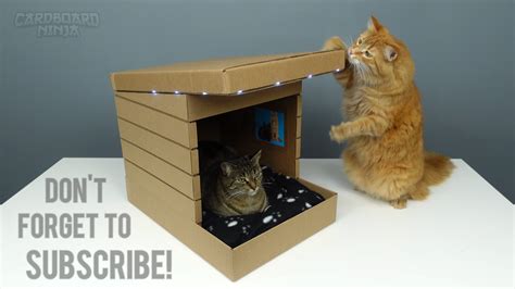 Modern Cardboard Pet House for Cats 🐱 : 11 Steps (with Pictures) - Instructables