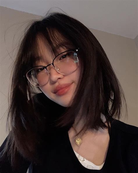 Black Hair with Glasses