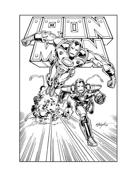 Iron Man Coloring Pages – Printable Coloring Pages. FREE