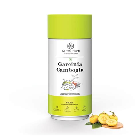 NUTRiHERBS Garcinia Cambogia with Green Tea & Guggul Extract - Herbal ...