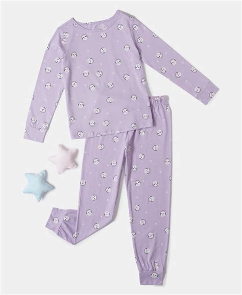 Buy Girl's Super Combed Cotton Printed Full Sleeve T-Shirt and Pyjama ...