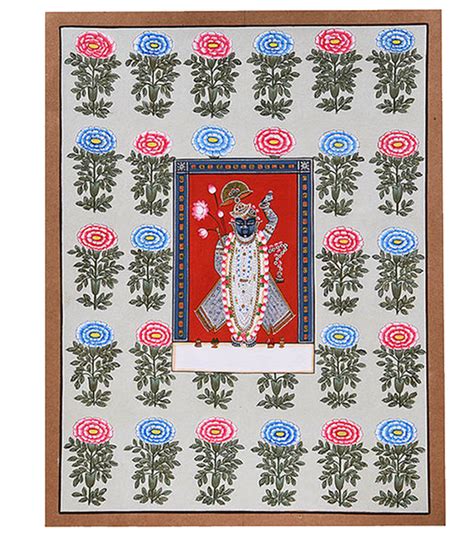 Handmade Shri Nath ji Painting on Paper 2 – The Living Influence
