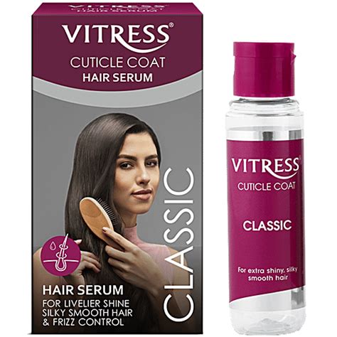 Buy Vitress Cuticle Coat Classic Hair Serum - For Shiny, Silky, Smooth ...