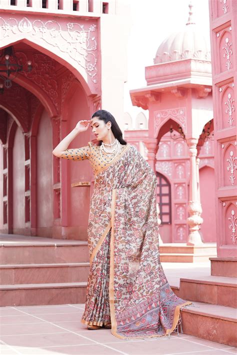 Gruham Womens Traditional Pure Banarasi Silk Golden Zari Rich Pallu Ba ...