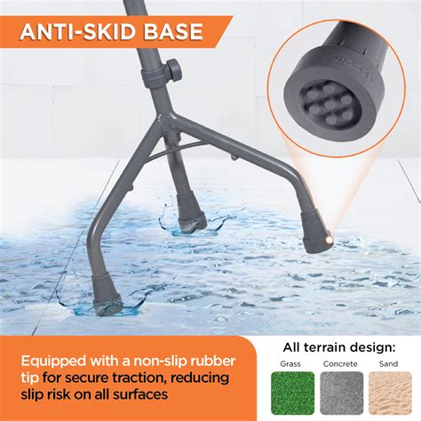 Buy U Shape Tripod Walking Stick Online – Vissco Next