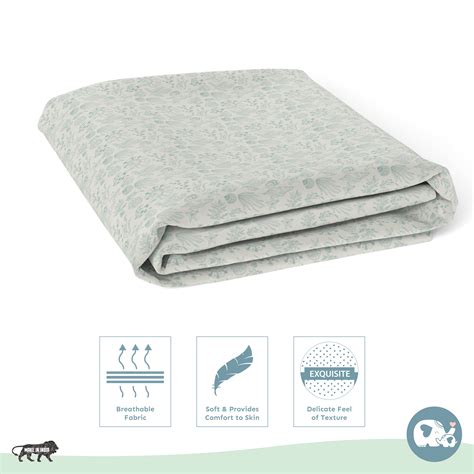 Baby Cot Fitted Sheets | Mint Shell – Sadora Baby