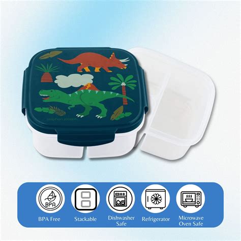 Stephen Joseph Snack Box With Ice Pack - Dino – AllThingsBaby.com
