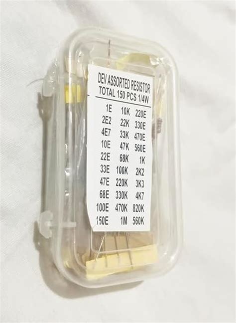 All Values Resistors Pack 150 Pieces : Amazon.in: Industrial & Scientific