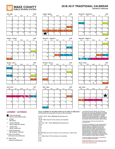 Wake County School Calendar 2022-22 Year Round 2024 - Schoolcalendars.net
