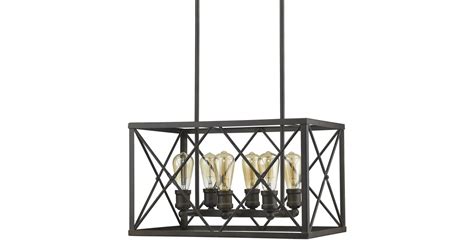 Acclaim Lighting IN21125ORB Brooklyn 6 Light 20" Wide Linear Chandelier ...