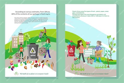Иллюстрация esg ecology для экологически чистого шаблона устойчивое ...