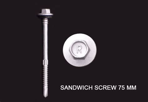 Sandwich Screws Types, Sizes - Roofing Accessories