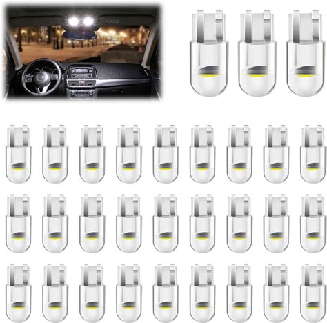Amazon.com: 2PCS 194 LED Bulbs Tag Lights for License Plate, Wedge 168 ...