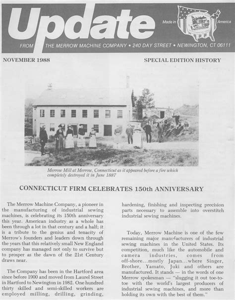 Image result for Merrow Sewing Machine Company