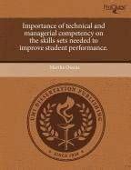 Buy Importance of Technical and Managerial Competency on the Skills ...