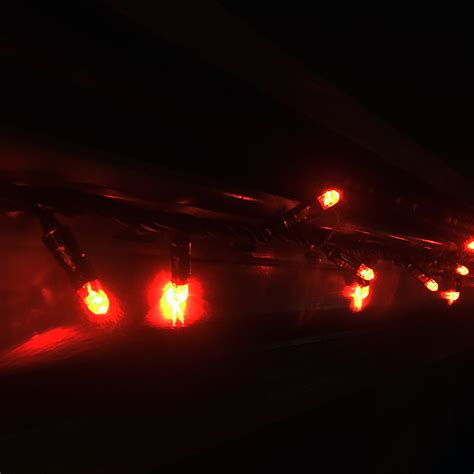 Outdoor LED String Lights 10m Connectable - ORANGE