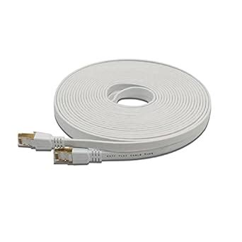 Cat 7- Ethernet Internet Cable, 32AWG Lastest 10Gbps 600MHz SFTP Flat ...
