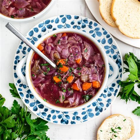 Red Cabbage Soup - Fresh Coast Eats