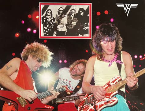 Van Halen Autograph | signed special custom mattings by Van Halen (band ...