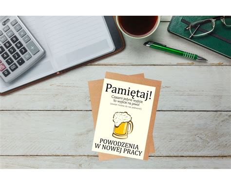 Kartka na pożegnanie kolegi z pracy