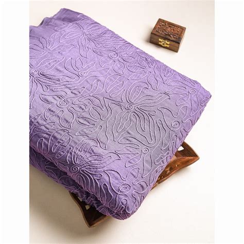 DOLA SILK SELF EMBROIDERED FABRIC - SourceItRight
