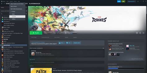 Steam: How To Appear Offline