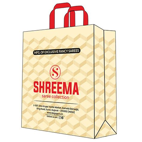 Bagsguru - Shreema Saree NonWoven Box Bag