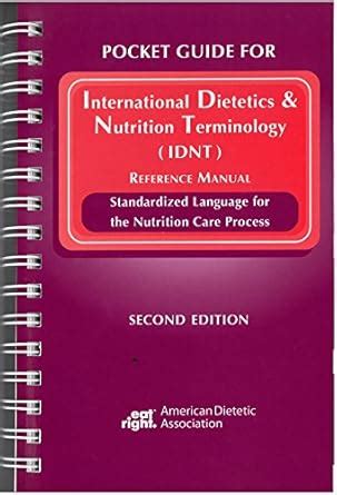 Pocket Guide for International Dietetics and Nutrition Terminology ...