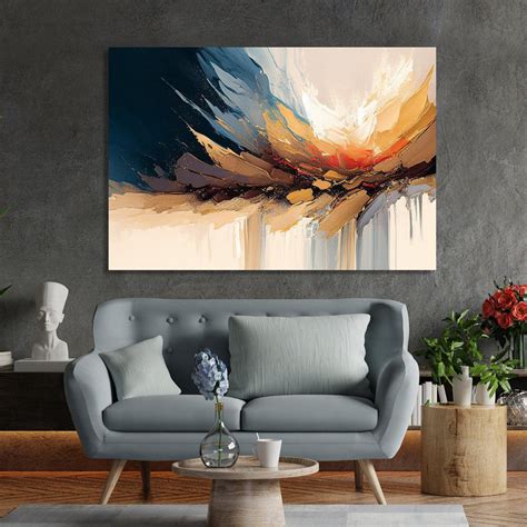 Modern Abstract Art Canvas Prints for Home and Office Wall Decor - Liv ...