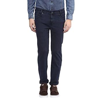 Buy Mufti Mens Dark Blue NARROW FIT Mid Rise Jeans (30) at Amazon.in