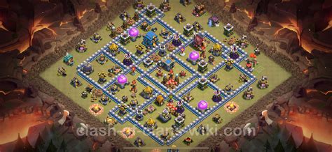 Best War Base TH12 with Link, Hybrid - Town Hall Level 12 CWL Base Copy ...
