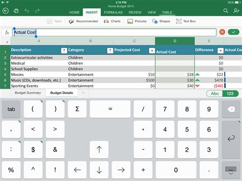 Image result for Excel On iPad Tutorial