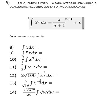 CALCULO INTEGRAL: INTEGRALES INMEDIATAS Y DEFINICIÓN DE INTEGRAL DE UNA ...