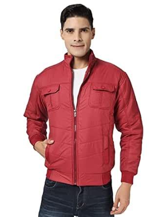 Buy TrapNation Men's Quilted Jacket Jerkin (L, Maroon) at Amazon.in