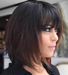 Shoulder Length Layered Bob Hairstyles With Bangs by 80 Sensational Medium Length Haircuts For Thick Hair In 2019 Shoulder Length Layered Bob Hairstyles With Bangs