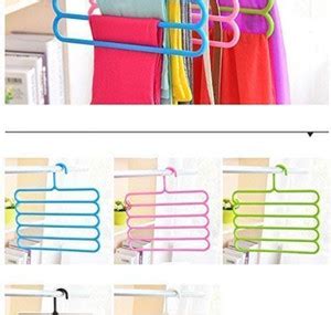 ORRISH ORRISH Multi-Purpose 5 Layer Clothes Hanger Wardrobe Storage ...