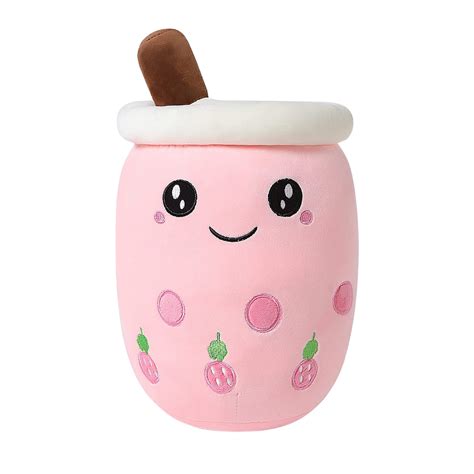 PINK OPEN EYE BOBA TEA PLUSH – TechMax