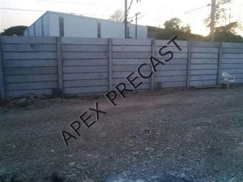 RCC Precast Boundary Wall - RCC Precast Boundary Wall with Fencing ...