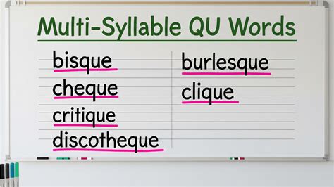 321 QU Words That Will Boost Reading Skills - Meredith Plays