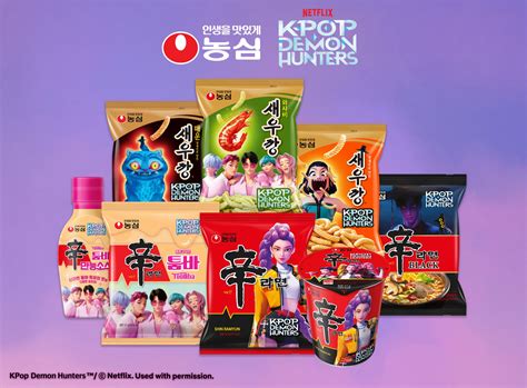 Nongshim has teamed up with the hit Netflix film “KPop Demon Hunters ...