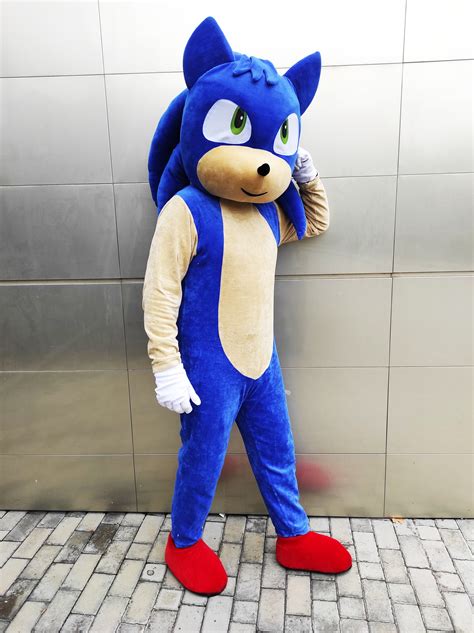 Buy Sonic Mascot Costume Sonic the Hedgehog Party Mascot Online in ...