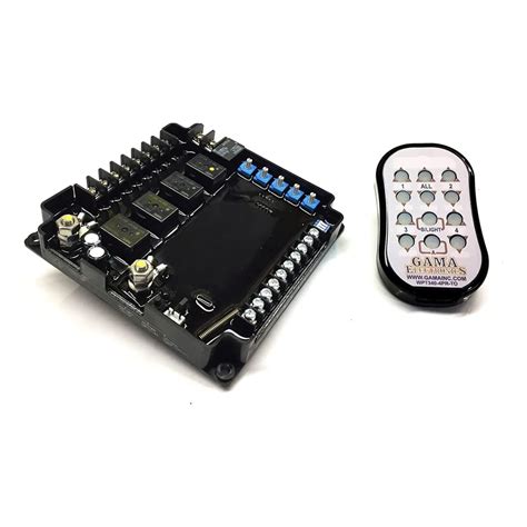 GAMA Electronics RF Remote Control System, 12VDC 4-Motor Polarity ...